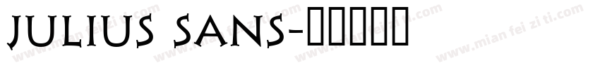 JULIUS SANS字体转换